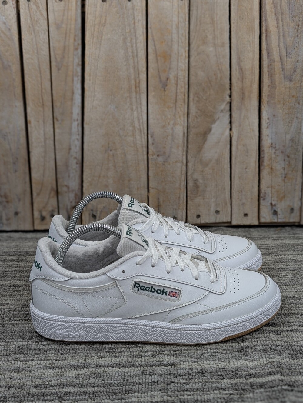 Reebok: Club C 85 - White Leather - Size 8.5 Women